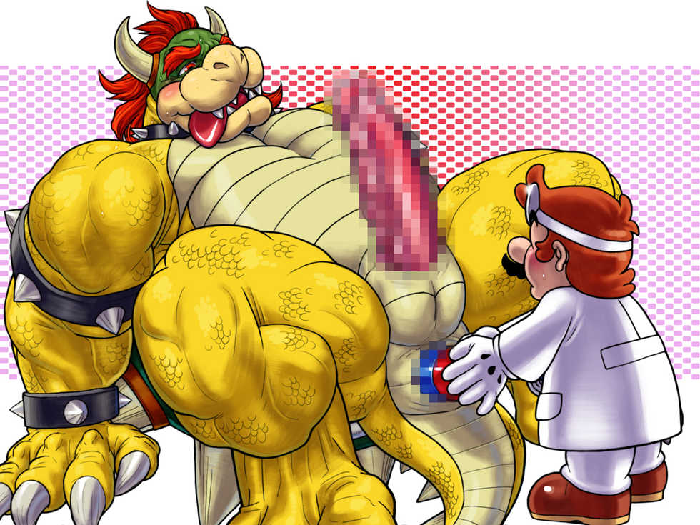 Bowser x bowser jr porn