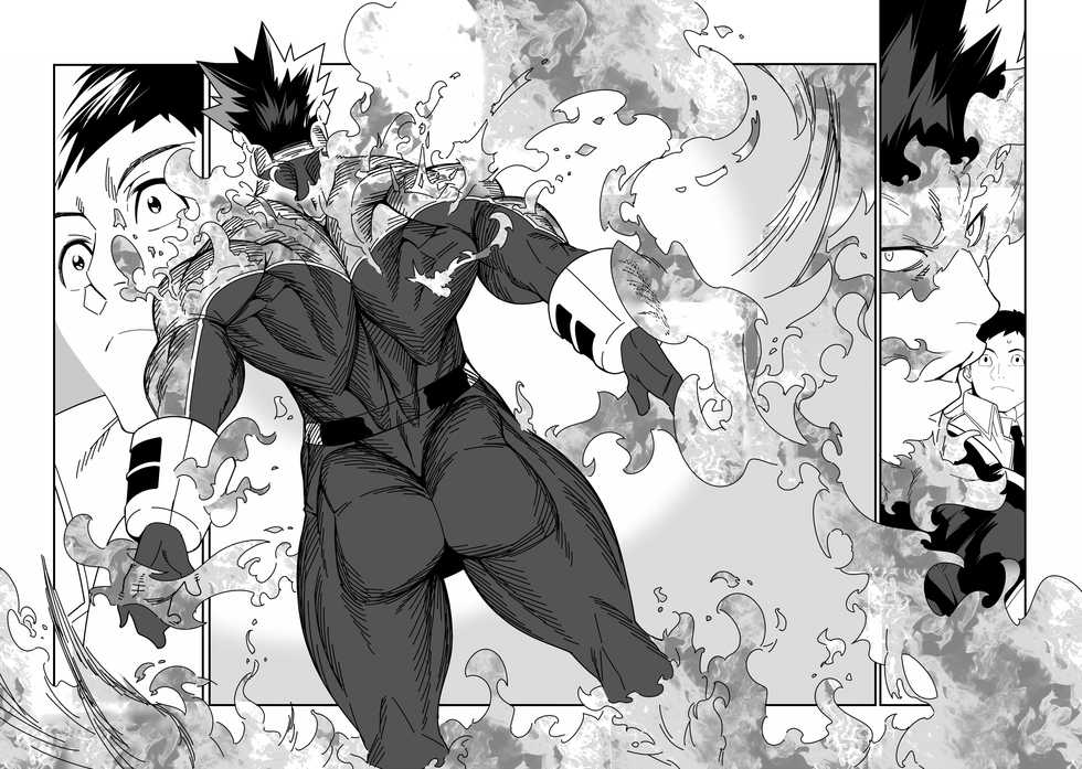 (C90) [Maraparte (Kojima Shoutarou)] Senaka o Ou (My Hero Academia) - Page 16