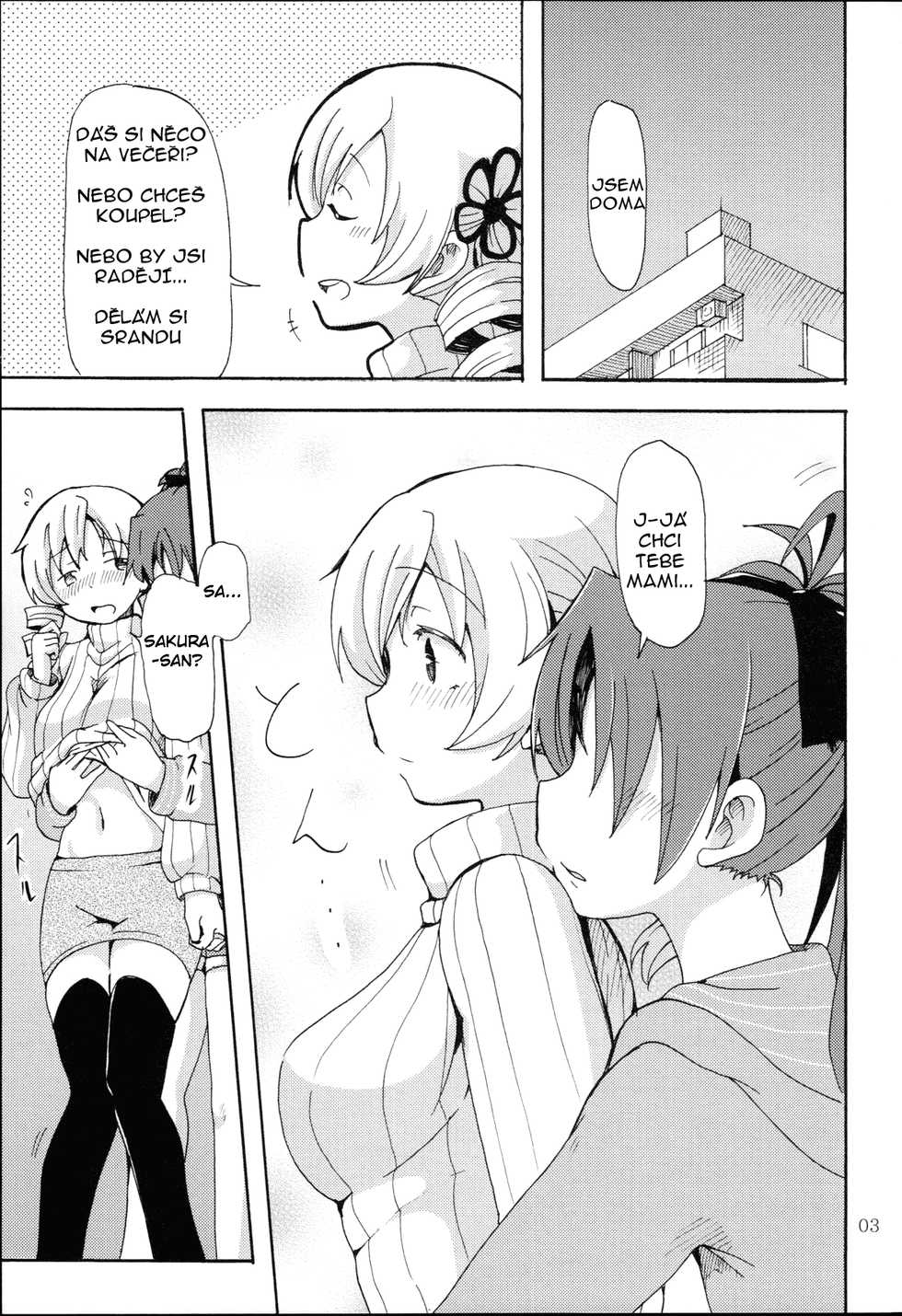 (Mou Nanimo Kowakunai 17) [Burakuradou (Takeshisu)] MamiAn! Seikatsu! (Puella Magi Madoka Magica) [Czech] [Hentai-Chan] - Page 4