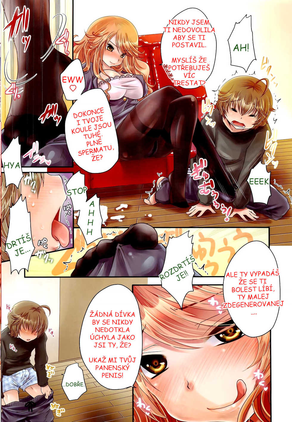 [Usubeni Sakurako] Ane ♡ Ashi | Bubble Feet (Girls forM Vol. 02) [Czech] - Page 5