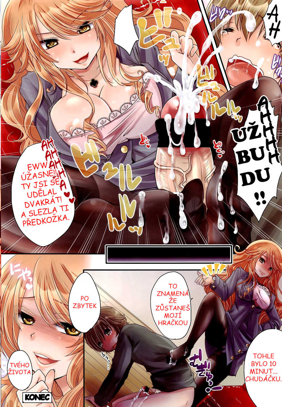 [Usubeni Sakurako] Ane ♡ Ashi | Bubble Feet (Girls forM Vol. 02) [Czech] - Page 8