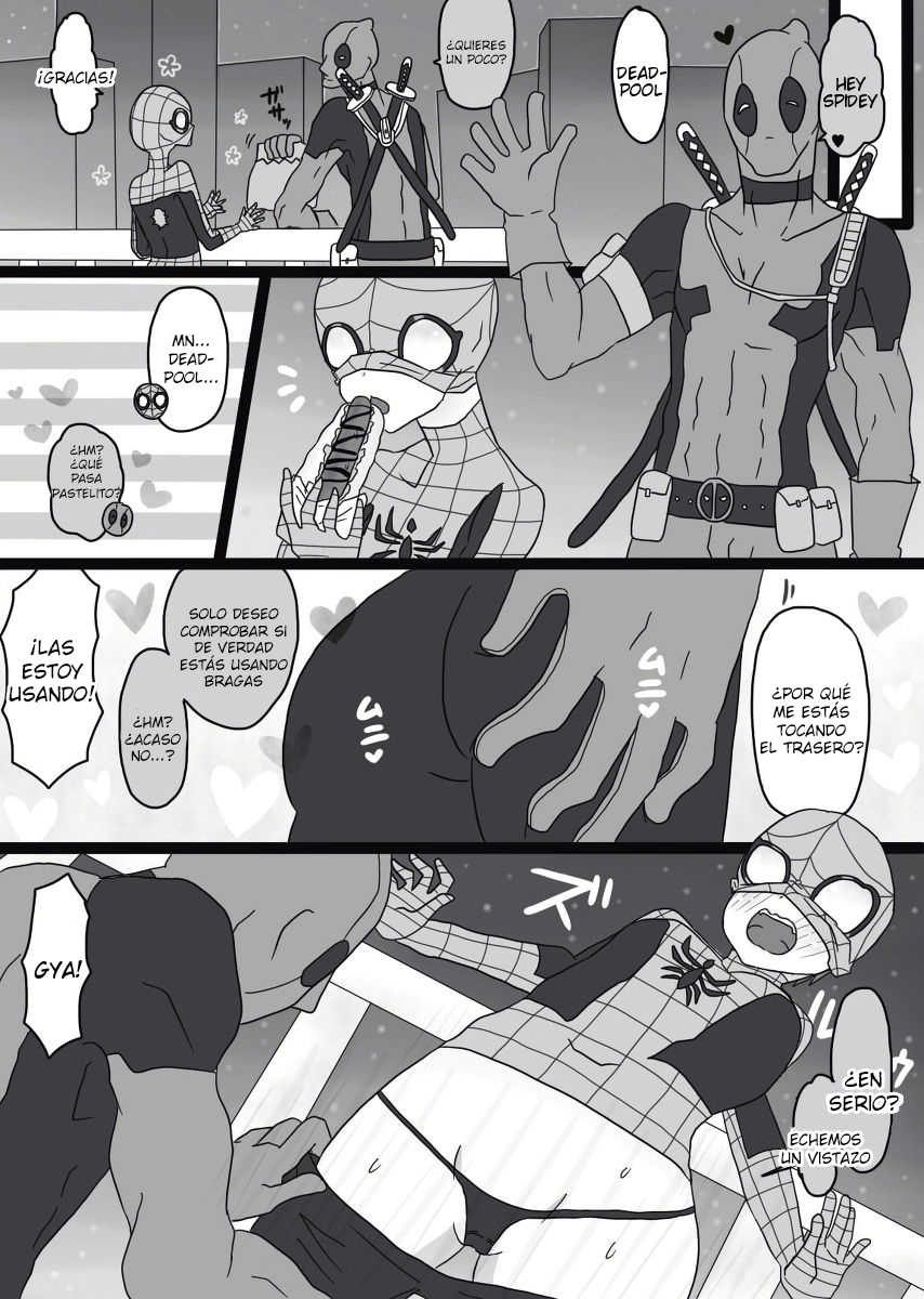 [Yamada] DepoSp modoki Rakugaki Manga 3 (Spider-Man, Deadpool) [Spanish] [Lanerte] - Page 14