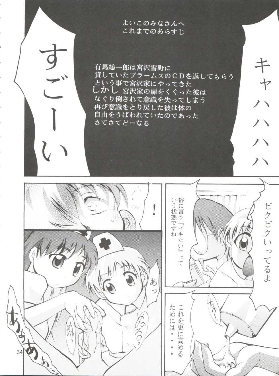 (C55) [Studio Kimigabuchi (Entokkun)] Keep the Faith (Kare Kano, Saber Marionette J, Mamotte Shugogetten!) - Page 33