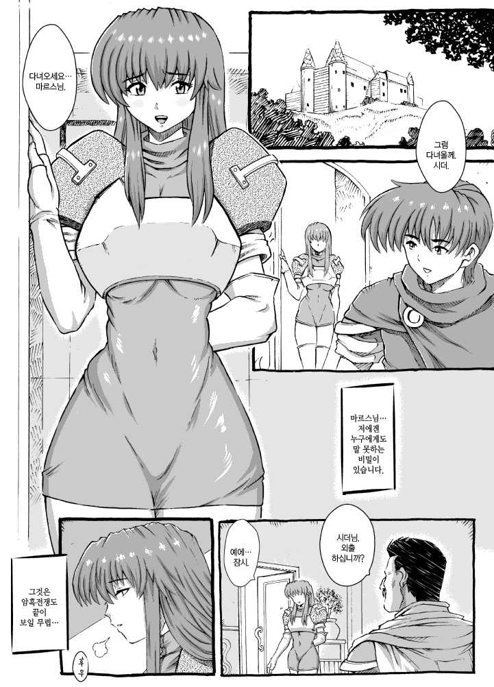 [Lunaterk] Sayonara Marth-sama (Fire Emblem Mystery of the Emblem) [Korean] [중심구멍] - Page 2