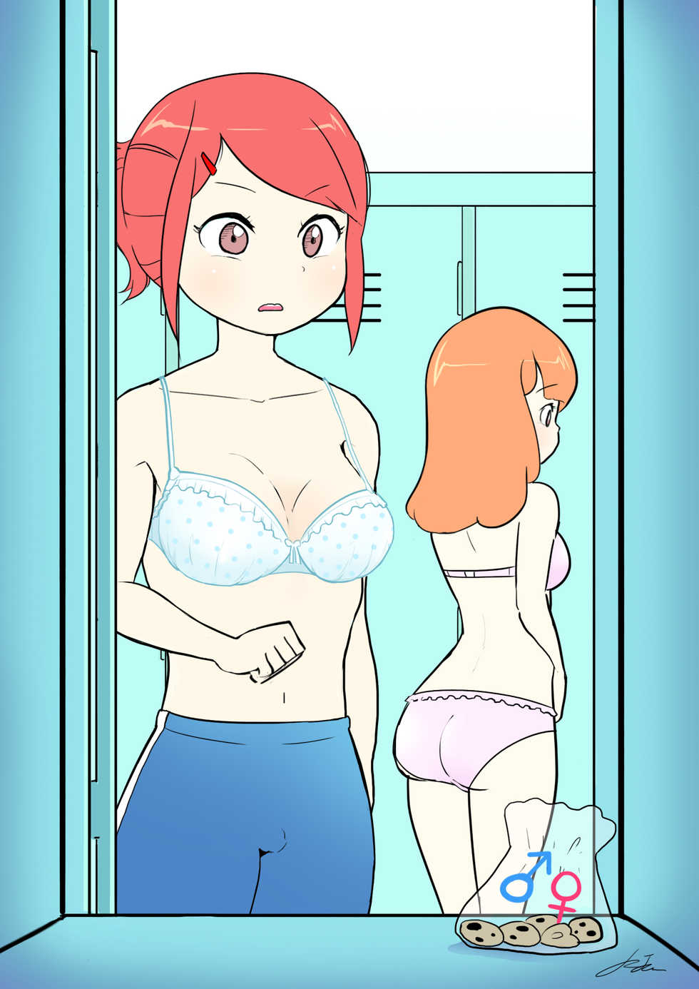 [StarScream] 탈의실에서 남성전환 프로젝트 | Male conversion projects in the locker room - Page 3