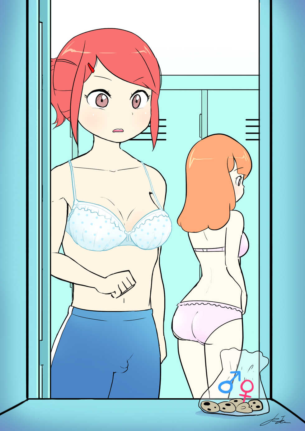 [StarScream] 탈의실에서 남성전환 프로젝트 | Male conversion projects in the locker room - Page 4