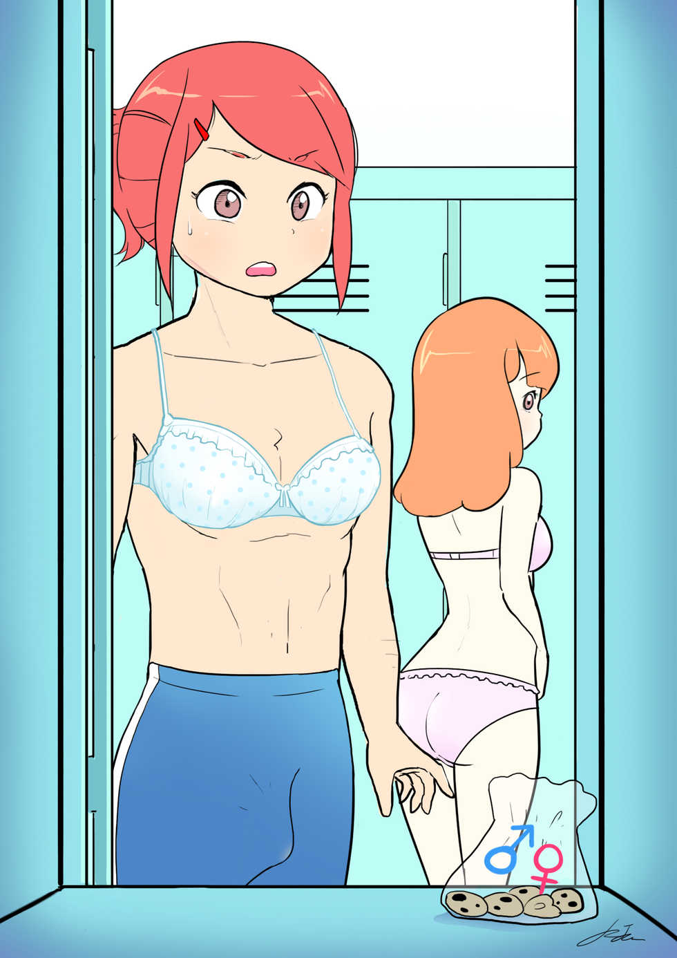 [StarScream] 탈의실에서 남성전환 프로젝트 | Male conversion projects in the locker room - Page 7