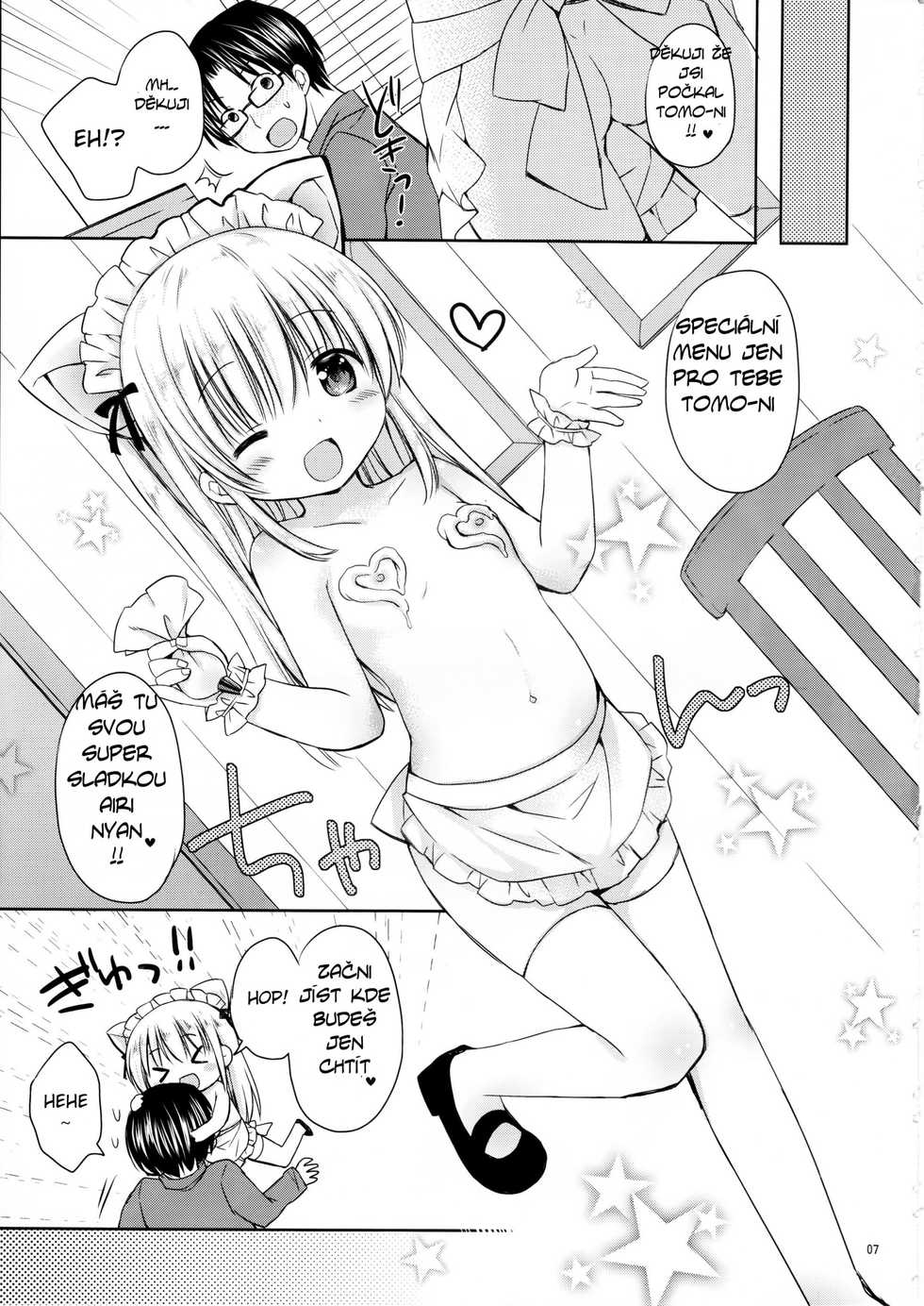 (C89) [Rico-ba (Rico)] Imouto to Cafe de H na Nyan Nyan Nyan [Czech] - Page 8