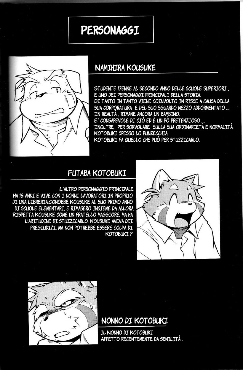 (C78) [Animalism (Takagi Kyou)] Trouble 1 [Italian] [Yaoi Fantasy] [Decensored] - Page 3