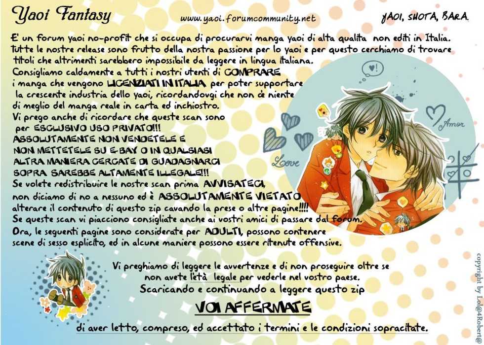 [Nishimura Shuuko] Asayake no Diamond Life Ch. 6 [Italian] [Kare Kano + Yaoi Fantasy] - Page 1