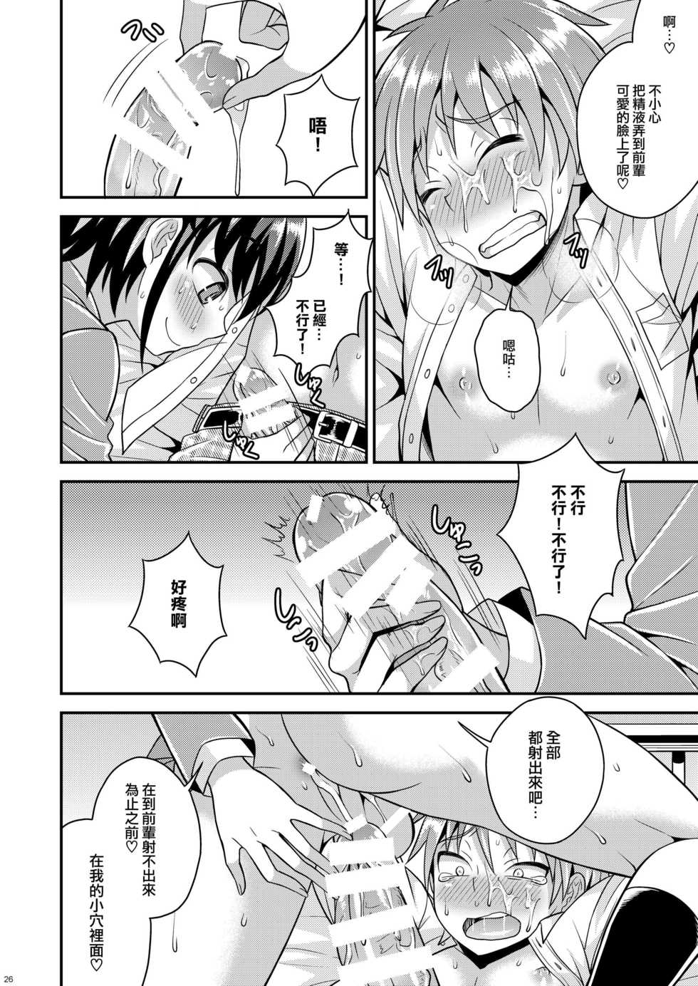 [Datsuryoku Kenkyuukai (Kanbayashi Takaki)] Boku ga Shihai Suru Senpai [Chinese] [瑞树汉化组] [Digital] - Page 24
