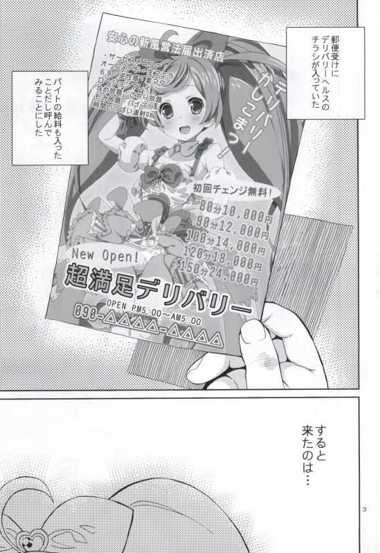 (C88) [Areya (Homing)] ArePara -Chou Kashikoma Delivery- (PriPara) - Page 2