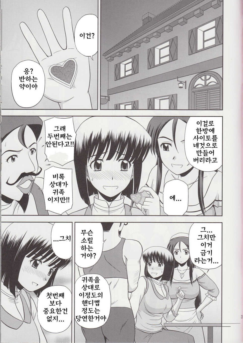 (C79) [G-SCAN CORP. (Satou Chagashi)] Le beau maitre 8 (Zero no Tsukaima) [Korean] - Page 2