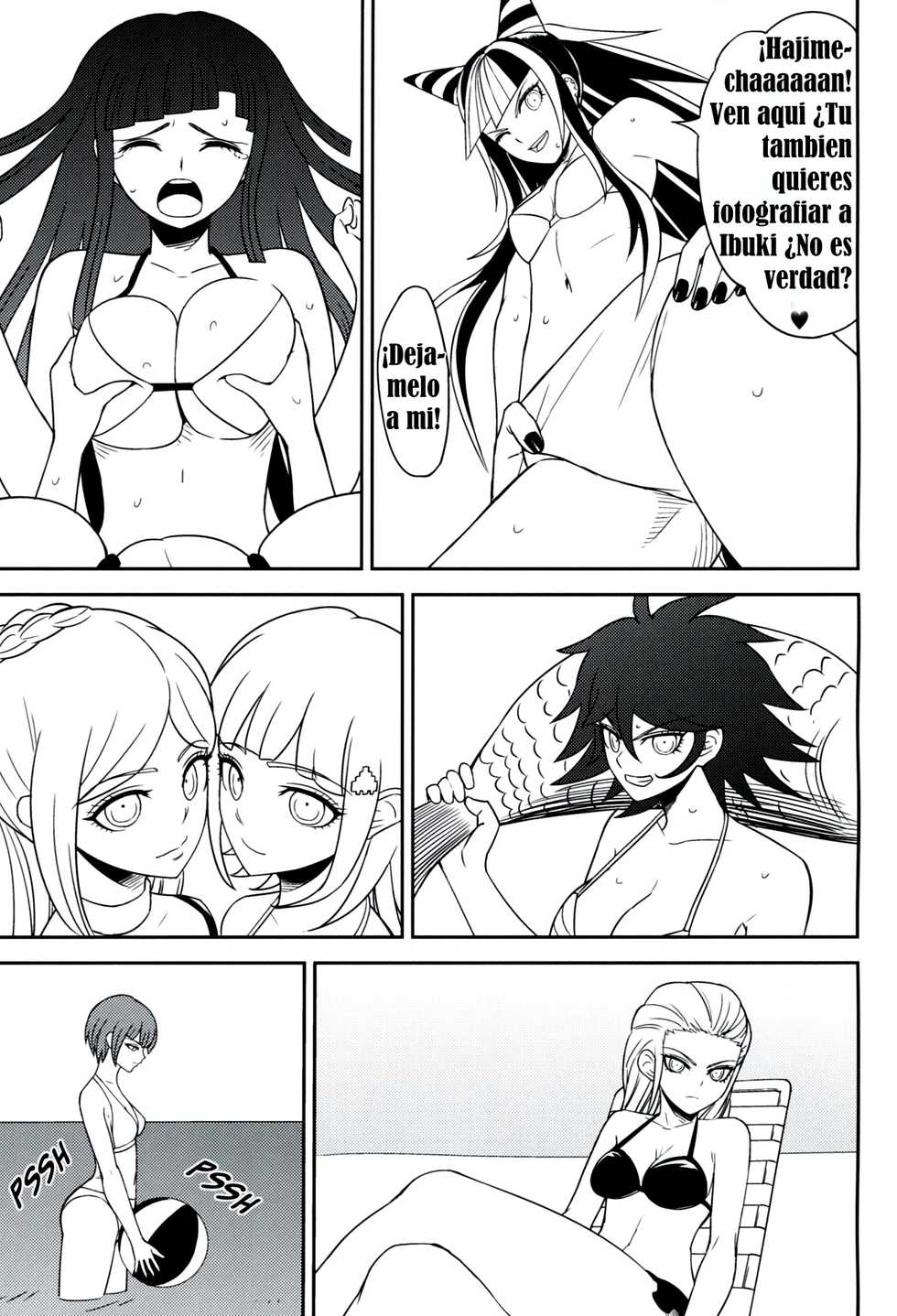 (C84) [Niji wo Machinagara (Biwa)] Kanjou Oklahoma Mixer 2 (Super Danganronpa 2) [Spanish] [Damnation77] - Page 4