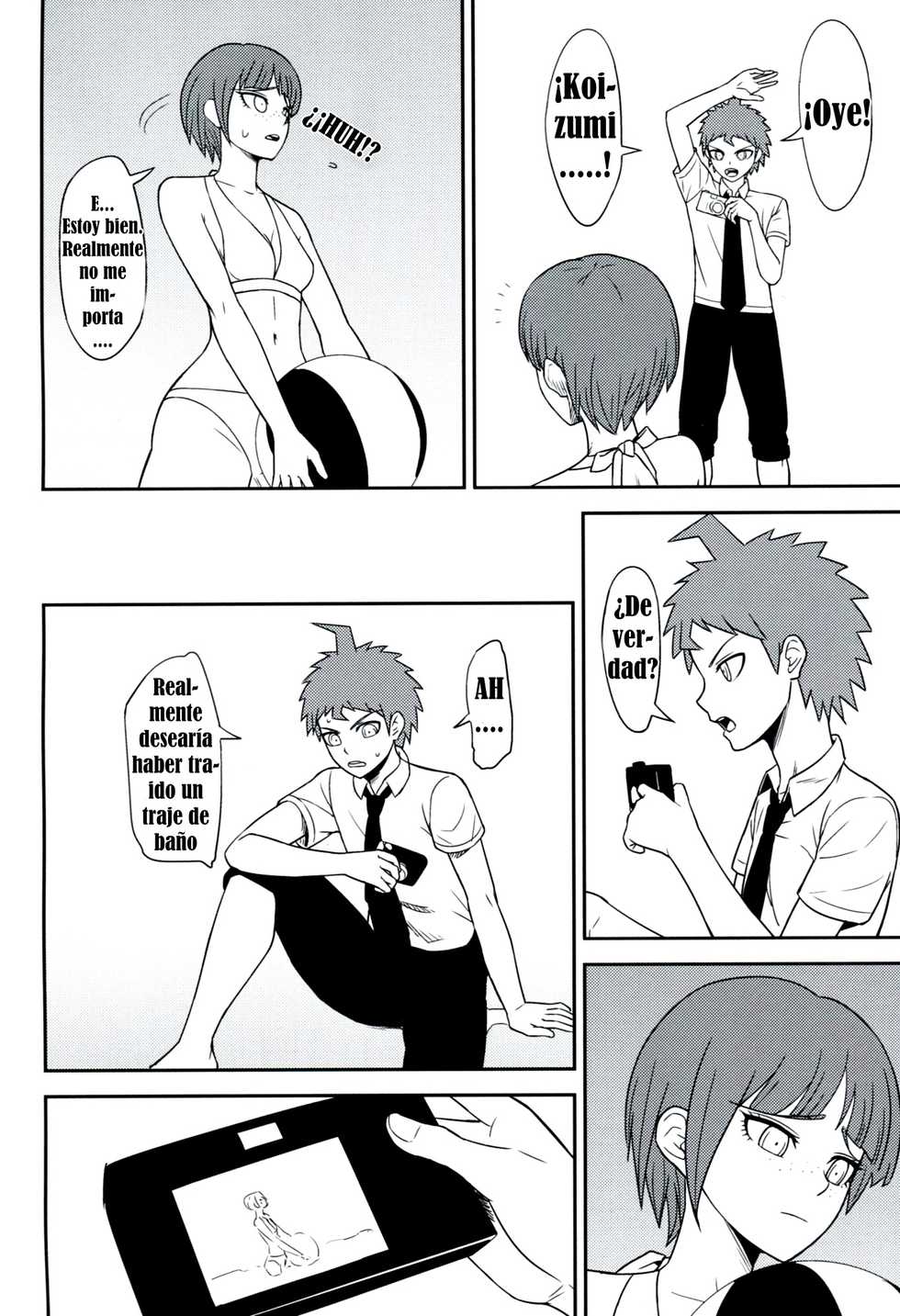 (C84) [Niji wo Machinagara (Biwa)] Kanjou Oklahoma Mixer 2 (Super Danganronpa 2) [Spanish] [Damnation77] - Page 5