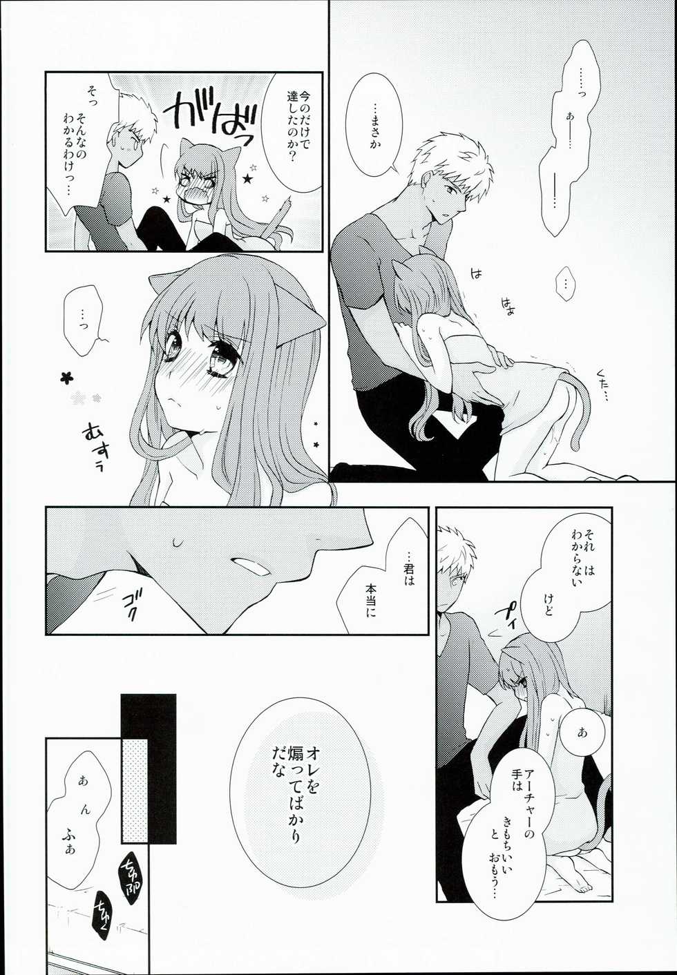 (C84) [Ahoge (Satsuki)] Neko-ka Master! (Fate/EXTRA) - Page 18