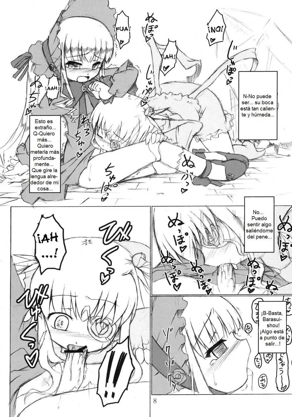 (Futaket3) [Ororiya Enpitsudo (Hiroe Natsuki, Murian)] Ibara no Michi | Path of Thorns (Rozen Maiden) [Spanish] [Futanari Freaks] - Page 7