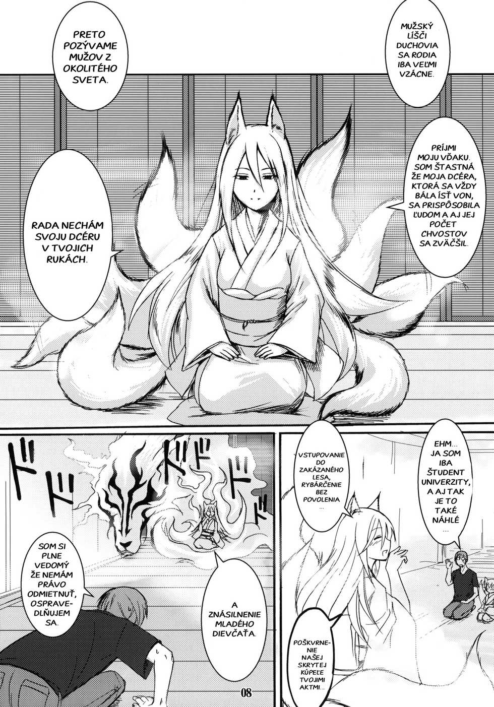 (SC41) [Tanmatsu Ijou (BadHanD)] Byakko no Mori Sono San [Czech] - Page 7