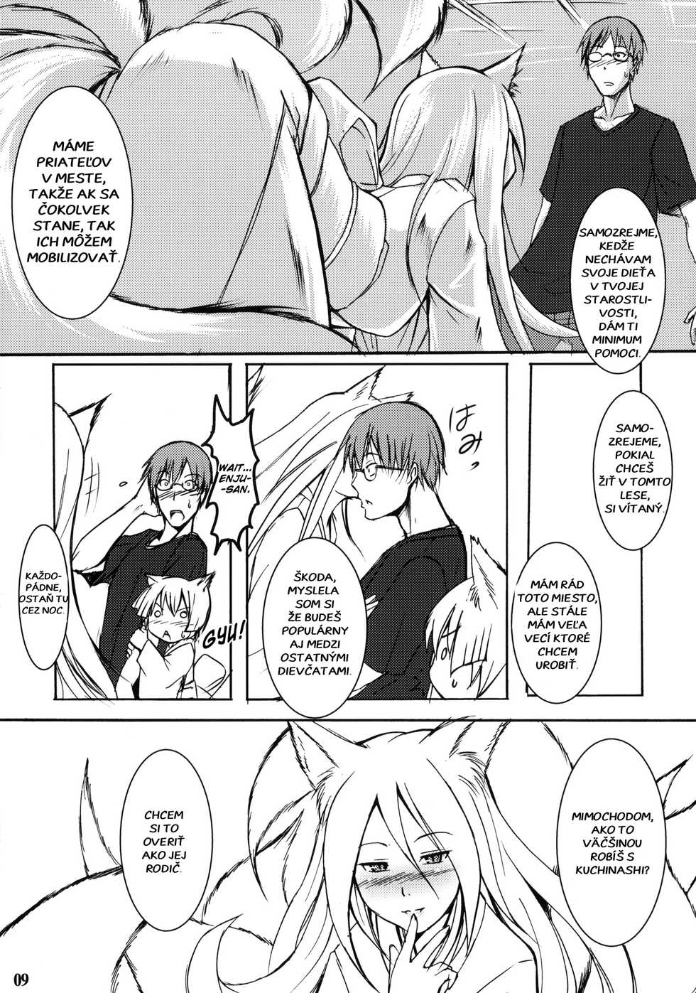 (SC41) [Tanmatsu Ijou (BadHanD)] Byakko no Mori Sono San [Czech] - Page 8