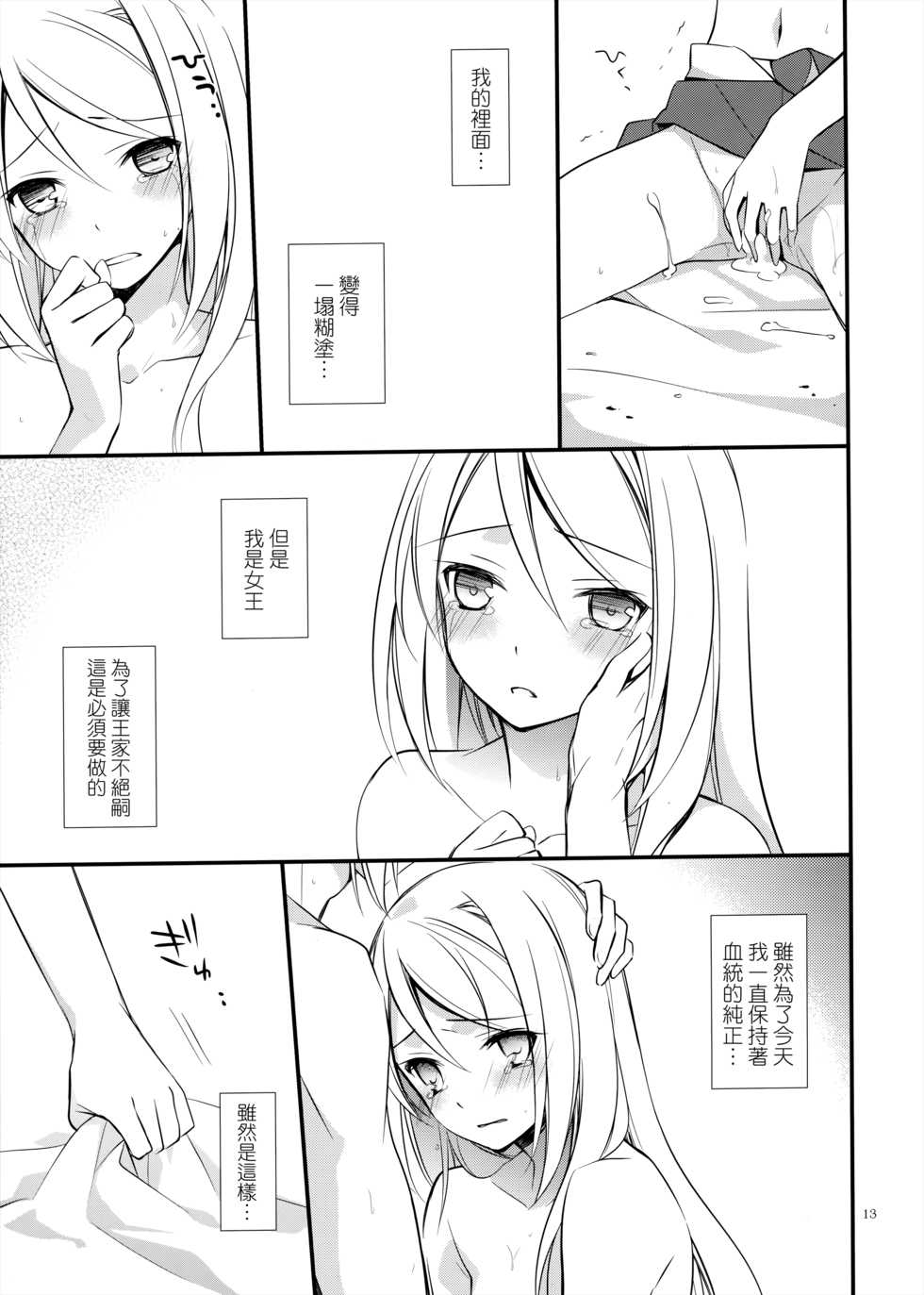 (SUPER23) [Kaicho-Maniax (Nanami Yasuna)] OREYOME QUEEN (Wild Arms 5) [Chinese] [屏幕髒了漢化] - Page 13