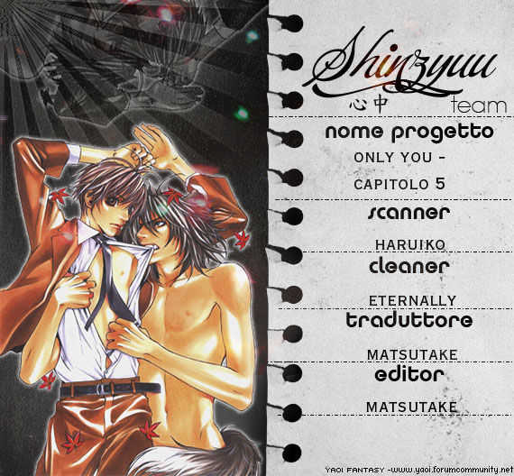 [Tojo Asami] Only You Ch. 5 [Italian] [Yaoi Fantasy] - Page 17