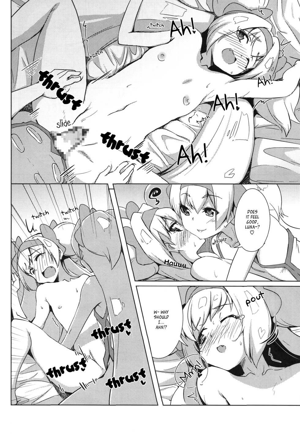 (C86) [Catcher's mitt of silver (Kaname Nagi)] Sena ♂ x Luna ♀ (BLAZBLUE) [English] [CapableScoutMan] - Page 15