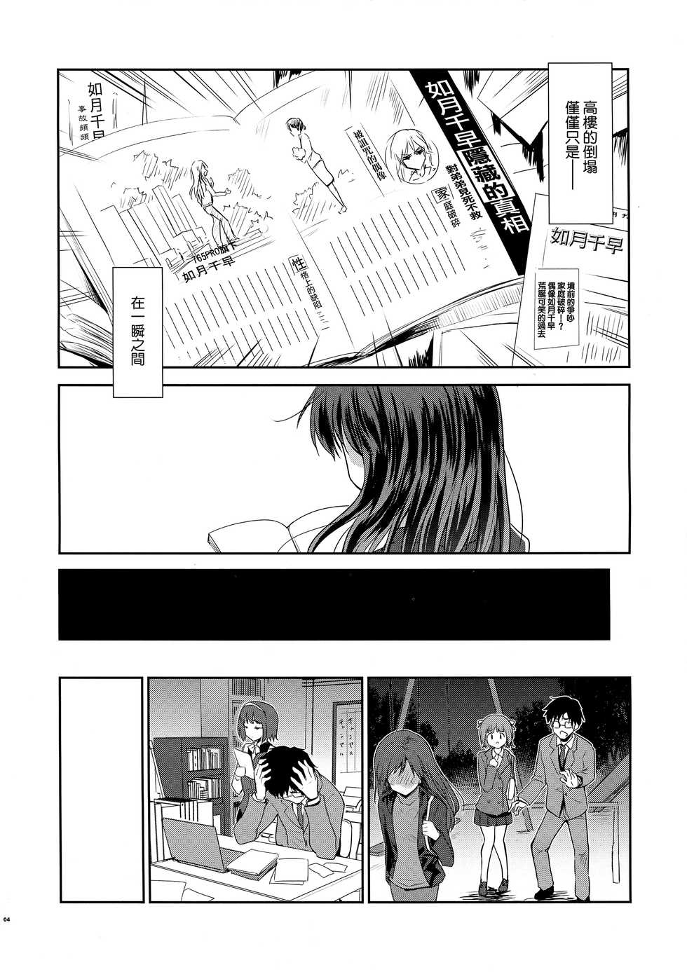 (C85) [Ngmyu (Tohgarashi Hideyu)] Alone Again (THE iDOLM@STER) [Chinese] [无毒汉化组] - Page 4