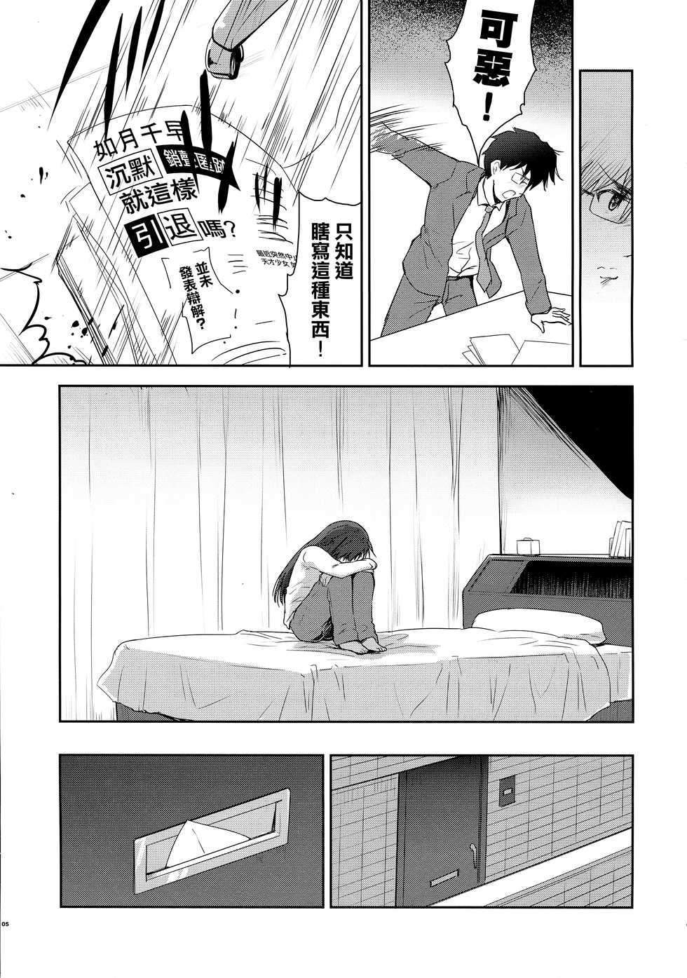 (C85) [Ngmyu (Tohgarashi Hideyu)] Alone Again (THE iDOLM@STER) [Chinese] [无毒汉化组] - Page 6