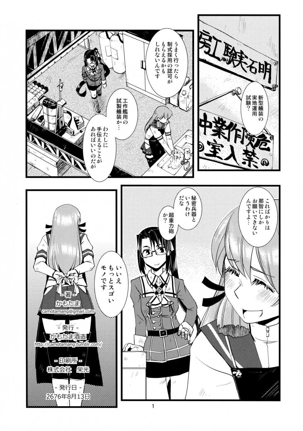 (C90) [Kamotama Shuzou (Kamotama)] Gokoku Houjou (Kantai Collection -KanColle-) - Page 2