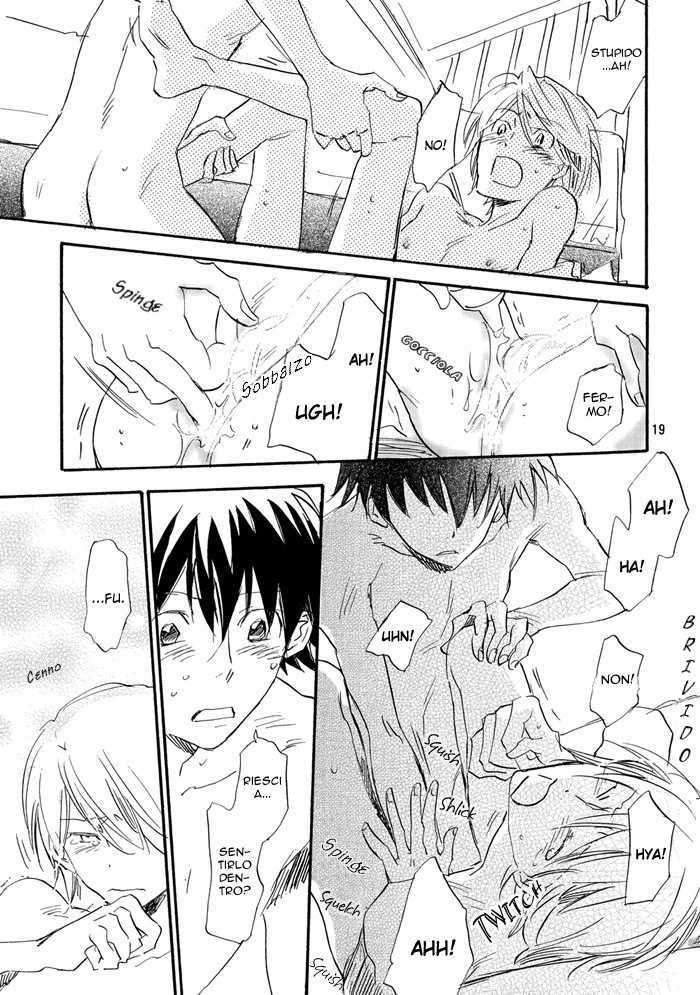 [Gekkou Touzoku (Nobi Nobita)] I want to give myself to you. - Ambush (Digimon Adventure) [Italian] [Yaoi Fantasy] - Page 18