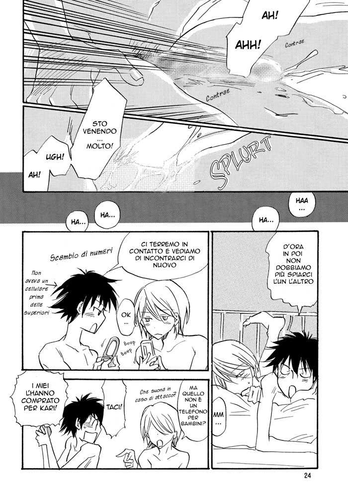 [Gekkou Touzoku (Nobi Nobita)] I want to give myself to you. - Ambush (Digimon Adventure) [Italian] [Yaoi Fantasy] - Page 23