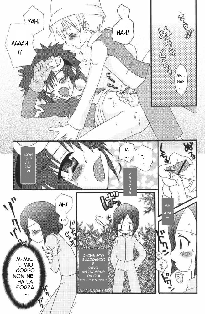 (Shotaket 6) [Houkago Paradise (Sasorigatame)] Plum Juice (Digimon Adventure 02) [Italian] [Yaoi Fantasy] - Page 10