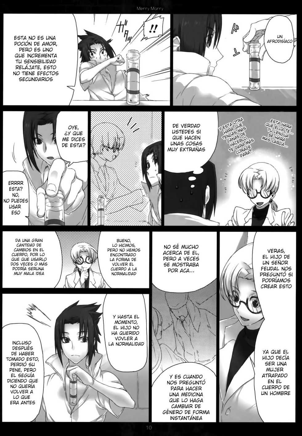 (SUPER20) [Arcon (Meiya)] Merry Marry (NARUTO) [Spanish] [Lanerte] - Page 10