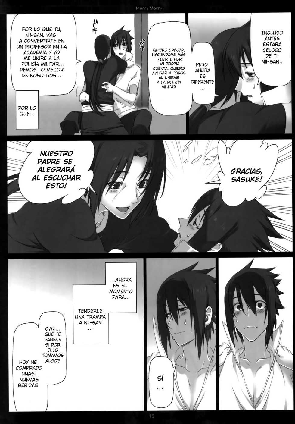(SUPER20) [Arcon (Meiya)] Merry Marry (NARUTO) [Spanish] [Lanerte] - Page 13