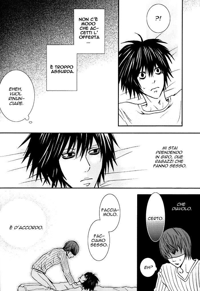 [Azuma / Fake] Doku wo Kurawaba Sara Made (Death Note) [Italian] [Yaoi Fantasy] - Page 13