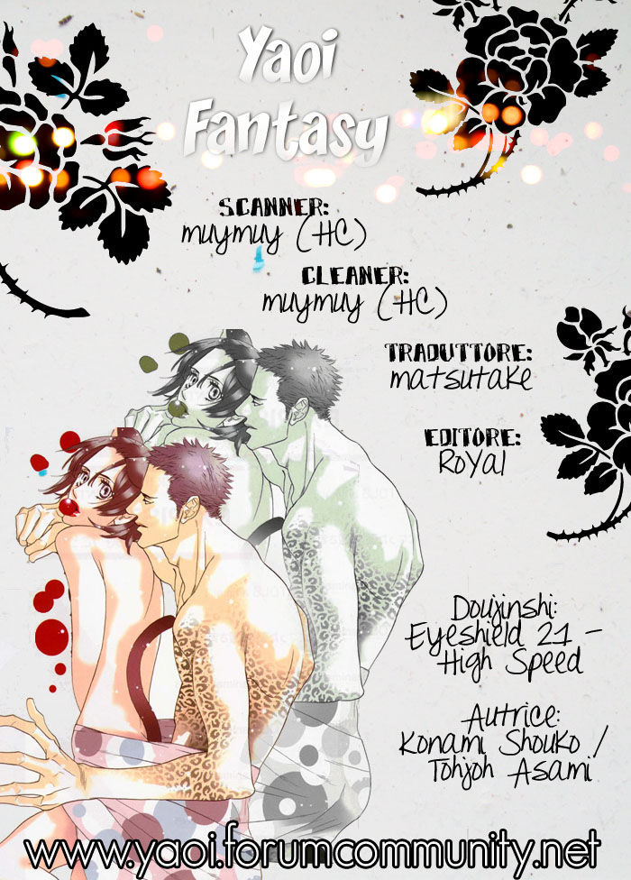 (No Limit) [WAVE (Conami Shoko, Tohjoh Asami)] High Speed (Eyeshield 21) [Italian] [Yaoi Fantasy] - Page 18