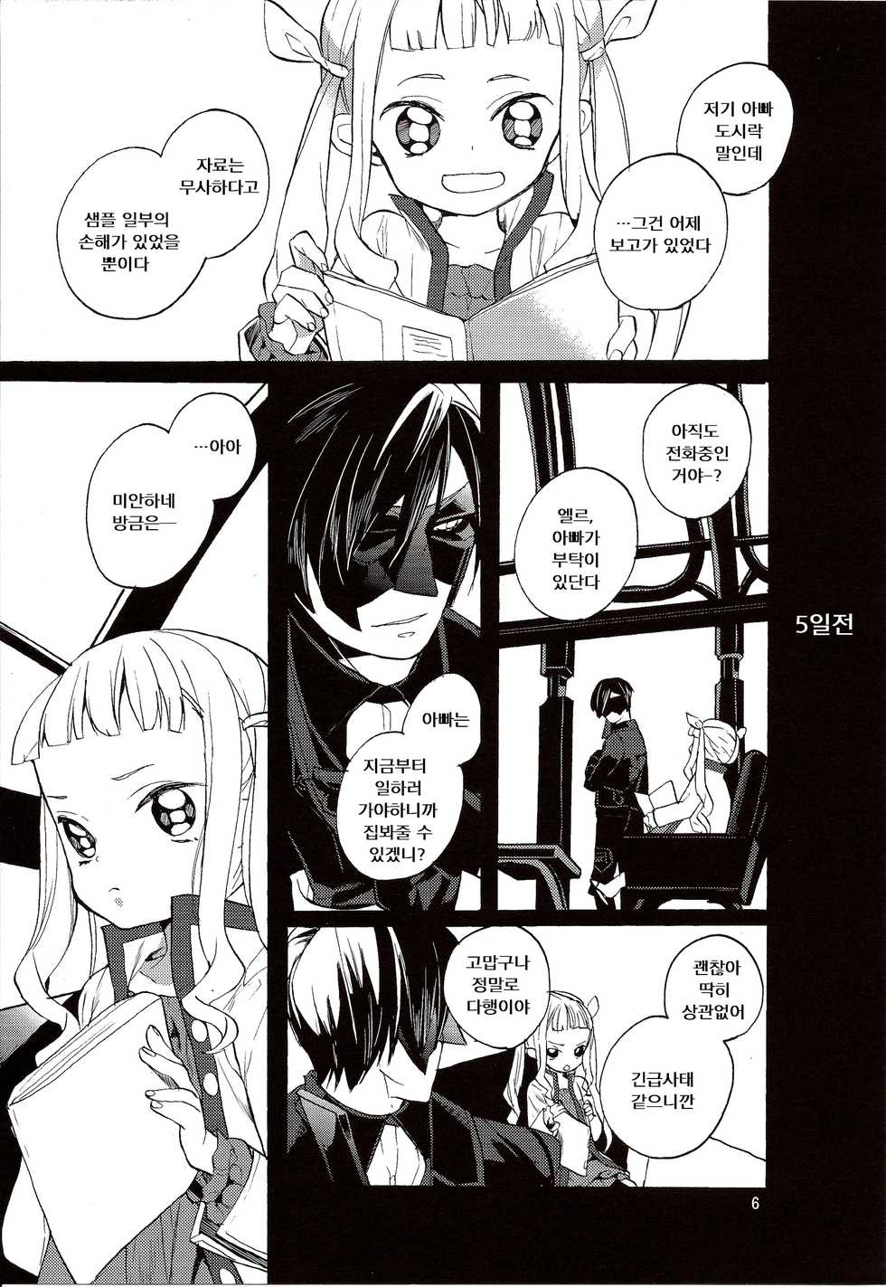 (SC64) [Nemokoroppu (Miya Esaki)] Yoake no Ban ni (Tales of Xillia 2) [Korean] [LWND] - Page 8