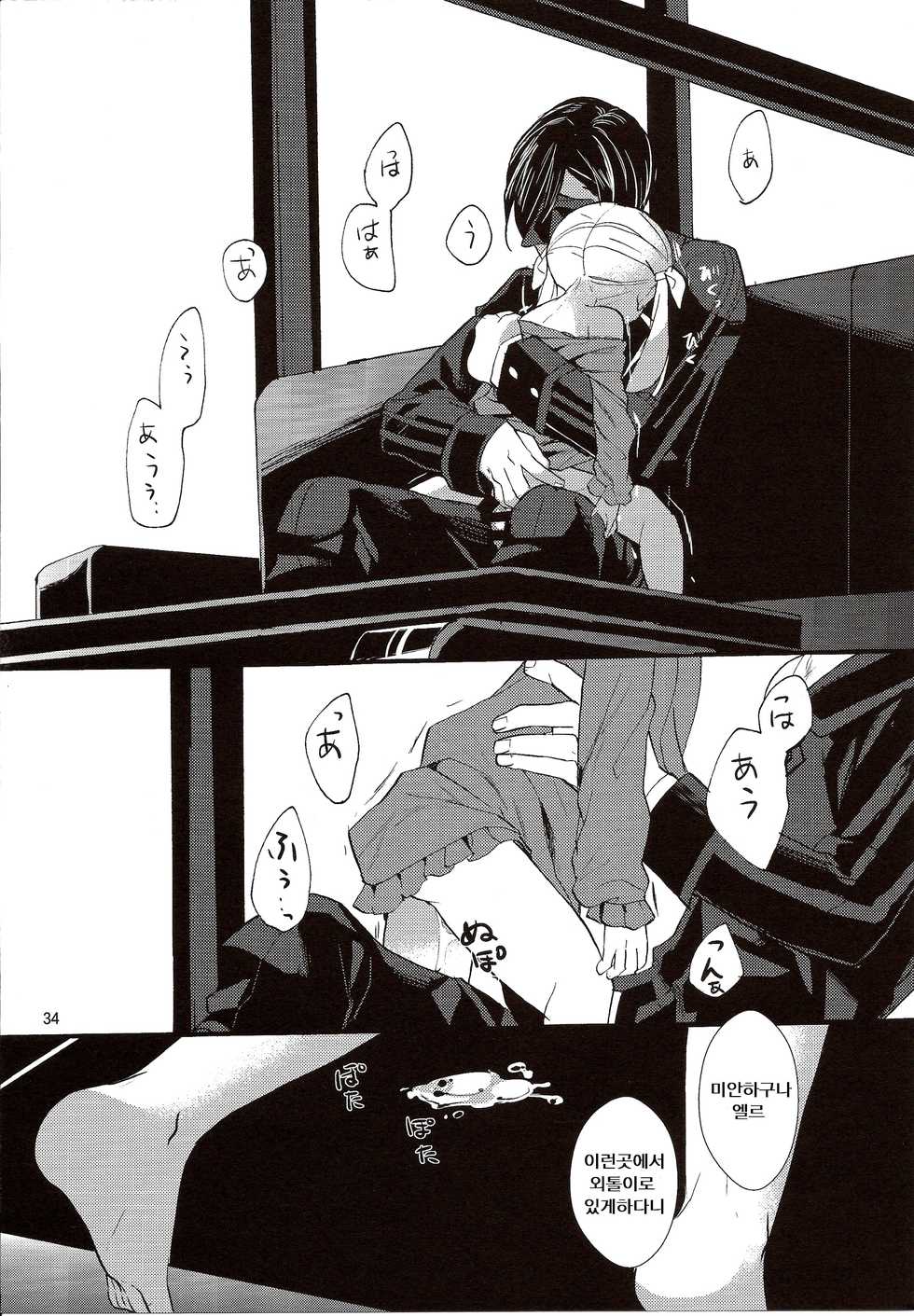 (SC64) [Nemokoroppu (Miya Esaki)] Yoake no Ban ni (Tales of Xillia 2) [Korean] [LWND] - Page 36