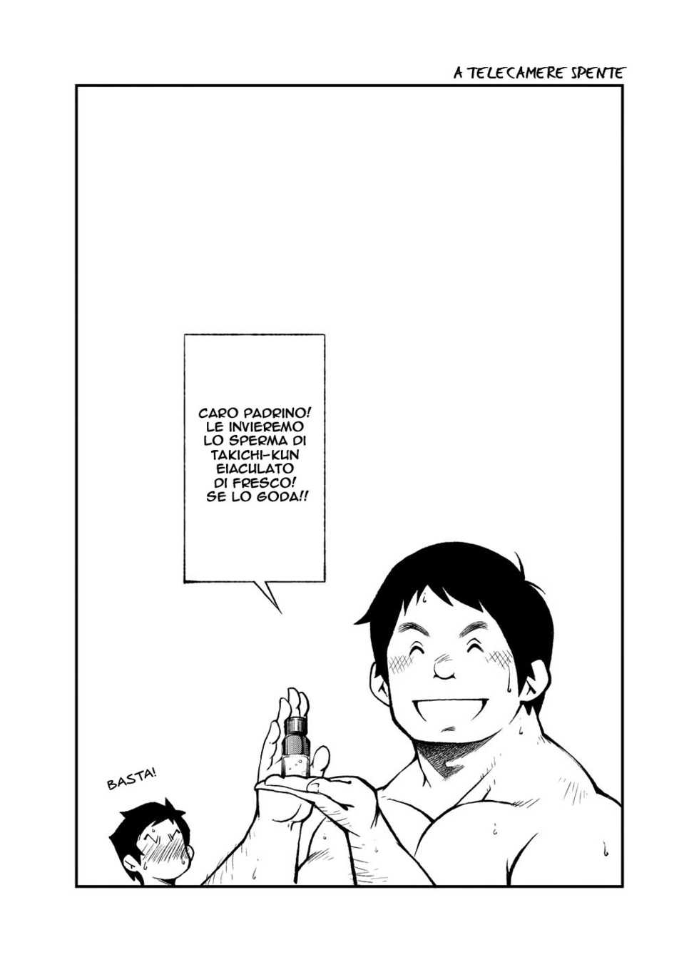 (Yarou Fes 2012) [KOWMEIISM (Kasai Kowmei)] Tadashii Danshi no Kyouren Hou (Ni) Otoko Gyou no Susume | How To Train Your Boy Volume 2 [Italian] [Yaoi Fantasy] - Page 17