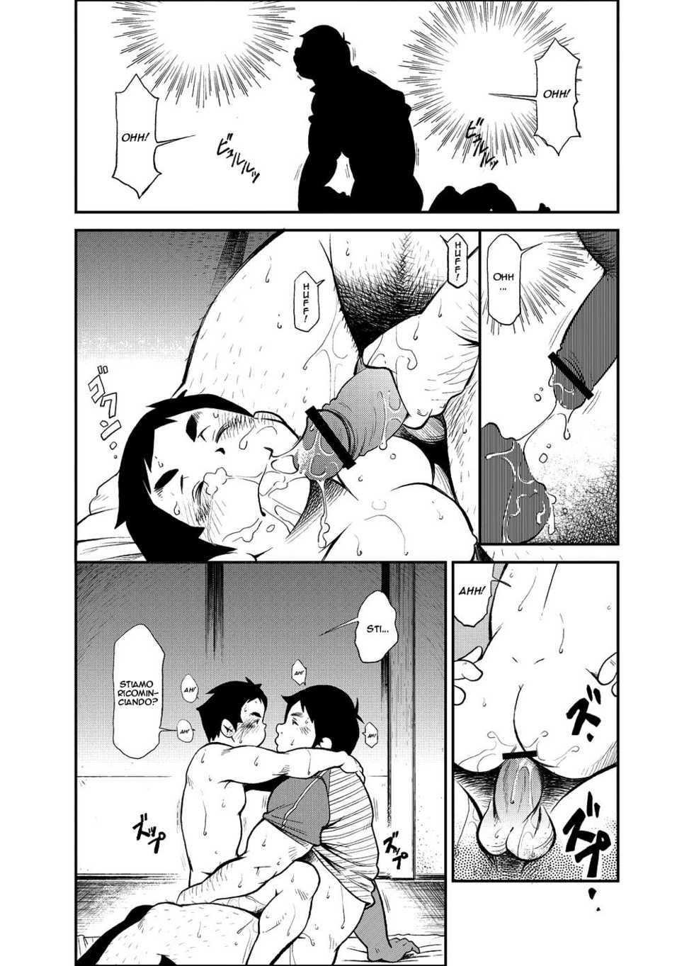 (Yarou Fes 2012) [KOWMEIISM (Kasai Kowmei)] Tadashii Danshi no Kyouren Hou (Ni) Otoko Gyou no Susume | How To Train Your Boy Volume 2 [Italian] [Yaoi Fantasy] - Page 24