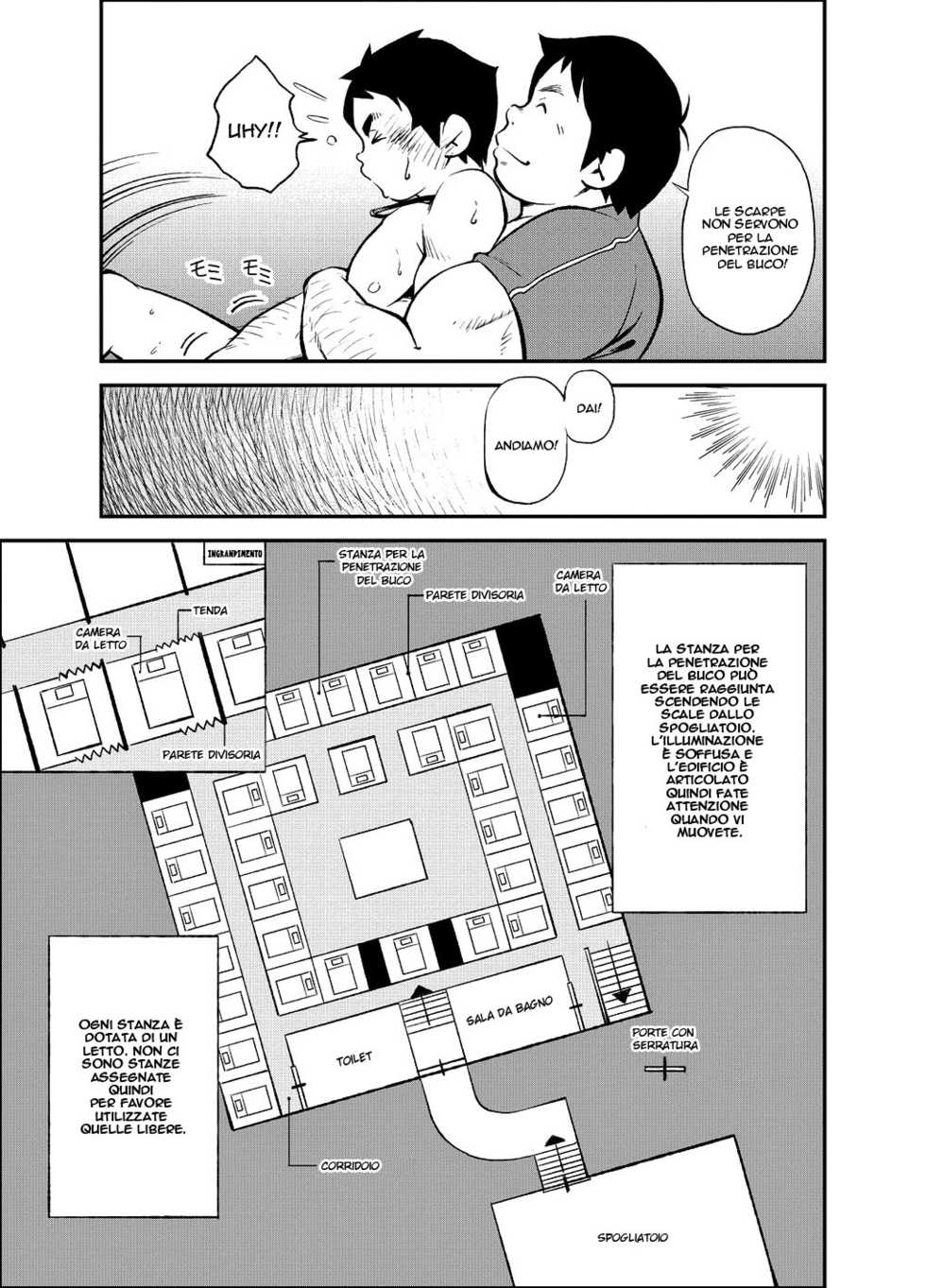 (Yarou Fes 2012) [KOWMEIISM (Kasai Kowmei)] Tadashii Danshi no Kyouren Hou (Ni) Otoko Gyou no Susume | How To Train Your Boy Volume 2 [Italian] [Yaoi Fantasy] - Page 38