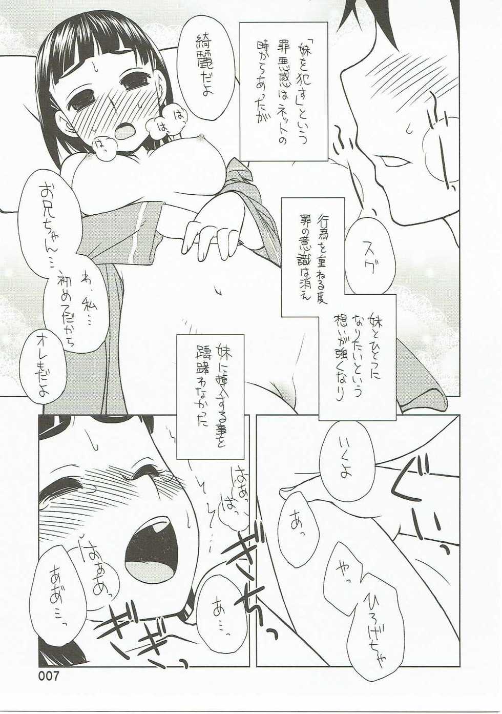 (C83) [Shinobi no Yakata (Iwaman)] Onii-chan Daisuki (Sword Art Online, Love Plus) - Page 8