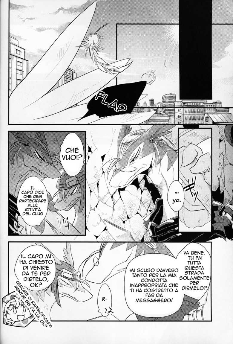 (C76) [Kimidori (Harumati Ituko)] DOUBLE BIND (Legendz: Tale of the Dragon Kings) [Italian] [Yaoi Fantasy] - Page 7