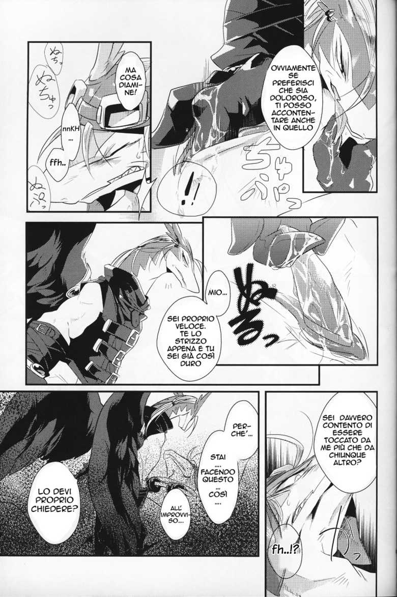 (C76) [Kimidori (Harumati Ituko)] DOUBLE BIND (Legendz: Tale of the Dragon Kings) [Italian] [Yaoi Fantasy] - Page 10