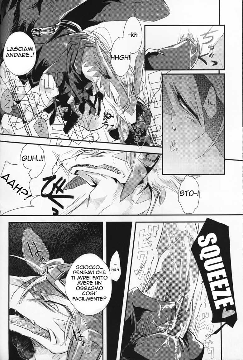 (C76) [Kimidori (Harumati Ituko)] DOUBLE BIND (Legendz: Tale of the Dragon Kings) [Italian] [Yaoi Fantasy] - Page 13