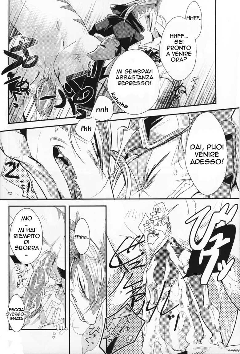 (C76) [Kimidori (Harumati Ituko)] DOUBLE BIND (Legendz: Tale of the Dragon Kings) [Italian] [Yaoi Fantasy] - Page 17