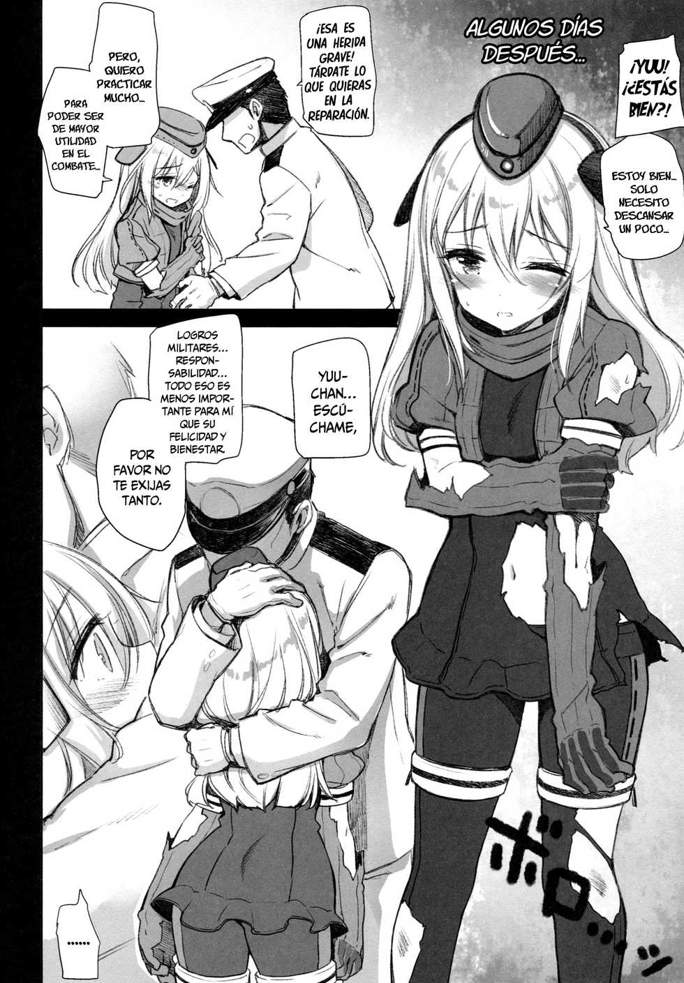 (C88) [CHIBIKKO KINGDOM (Kekocha)] Lovely Submarine (Kantai Collection -KanColle-) [Spanish] [Oni Twinscans] - Page 4