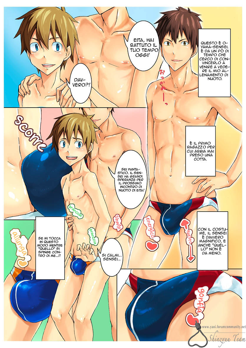 [TomCat (Keita)] Seritore Love☆Swim | Allenamento Competitivo - Love Swim [Italian] [Yaoi Fantasy] - Page 4