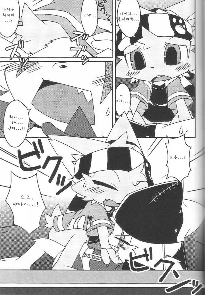 (SUPERKansai15) [PELL-MELL WORKS (Kanimono, Kougami)] Kemonogokko Ao | Kemonogokko -Blue- [Korean] - Page 17