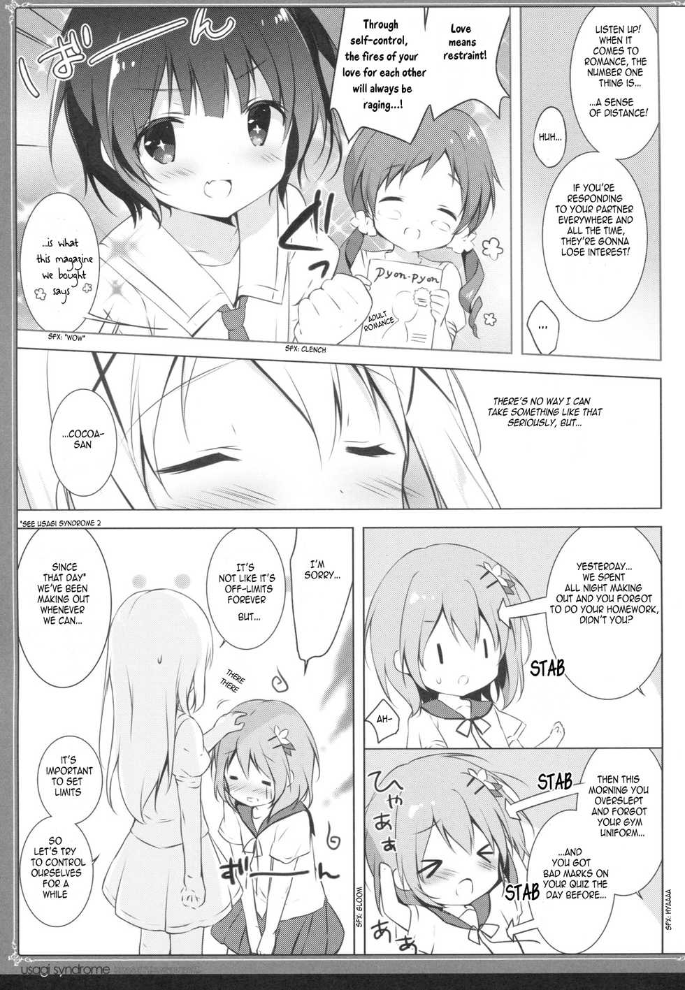 [Shiratamaco (Shiratama)] Usagi Syndrome 3 (Gochuumon wa Usagi desu ka?) [English] [cuteisanarchy] [2016-08-27] - Page 6